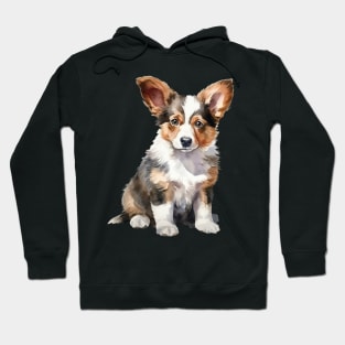 Puppy Cardigan Welsh Corgi Hoodie